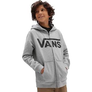 Vans Classic Zip Hættetrøje Børn Grå Melange/Sort