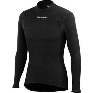 Castelli Flanders Warm langærmet baselayer sort herre - Størrelse Large