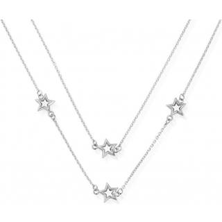 ChloBo Silver Soul Glow Star Necklace - Silver - 46cm