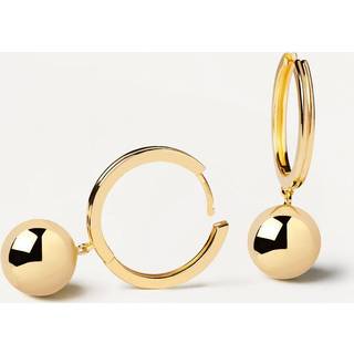 PDPAOLA Space Age Øreringe 18 kt. Forgyldt Sølv AR01-507-U - Dame - 925 Sterling Silver