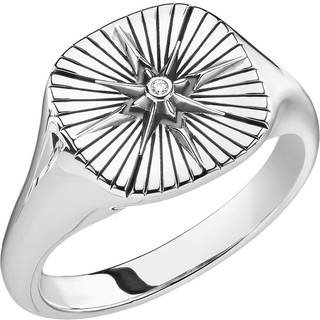Thomas Sabo Ring - Rebel at Heart - Vintage Stern - TR2247-643-14 - silber