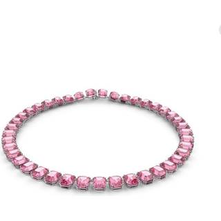 Millenia Halskette, Oktagon-Schliff, Rosa, Rhodiniert