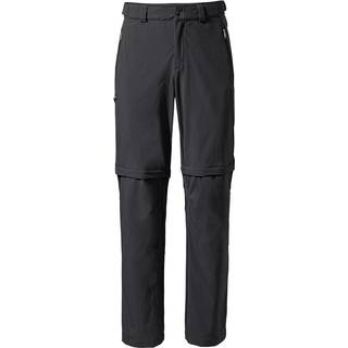 Vaude Farley Stretch T-Zip Pants III Zip off-bukser Herrer størrelse 50 - Short farve grå
