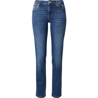 Pulz Jeans PZSANDRA HW Jeans Medium Straight - Blå - Str 28/30 - Damer
