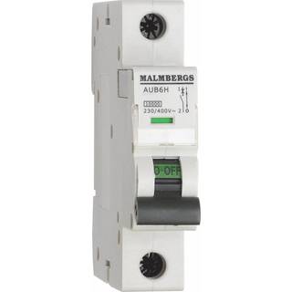 AUTOMATSIKRING MALMBERGS, 6A, 1P, C-TYPE