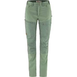 Fjällräven Women's Abisko Midsummer Trousers Trekking bukser Damer størrelse 36 - Short farve grøn