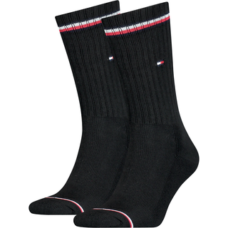 Tommy Hilfiger Socks - Iconic Sport Sock 2-pack - Accessories til herre - Black - 39/42