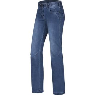 Ocun Women's Medea Jeans Klatrebukser Damer størrelse XL farve blå