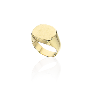 Plade 8 Karat Guld Herrering fra Scrouples 790513