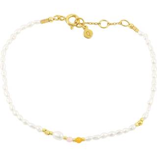Hultquist Olivia forgyldt perle armbånd