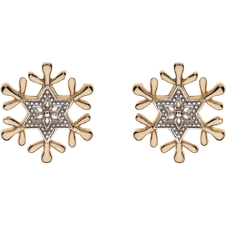 Disney øreringe - Snefnug FROZEN 9 karat guld - 60333015