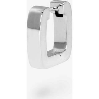 IX Bold Square Hoops Silver