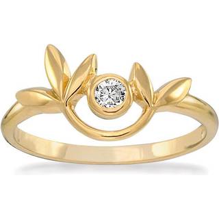 Leafy Glaze Forgyldt Sølv Ring fra Rabinovich