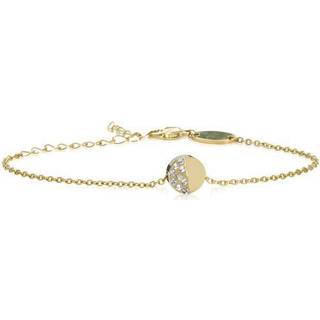 Blomdahl Armbånd i Guld Double med Swarovski Krystaller