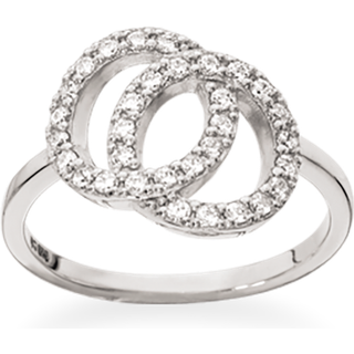 Soho Cirkel Sterling Sølv Ring fra Scrouples 724362