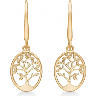 Mads Z Tree of Life Øreringe 8 kt. Guld 3310111 - Dame - Gold