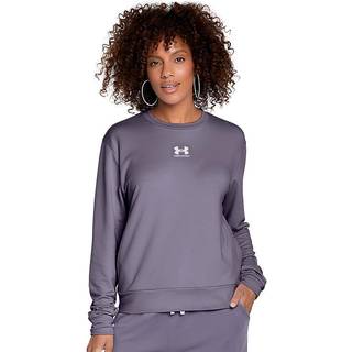 Sweatshirt Under Armour Rival Terry Crew-GRY 1369856-010 Størrelse S