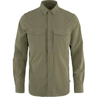 Fjällräven Abisko Trekking Shirt Skjorte Herrer størrelse M farve olivengrøn