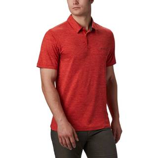 Columbia Tech Trail Polo Polo-shirt Herrer størrelse M - Length: 28'' farve blå