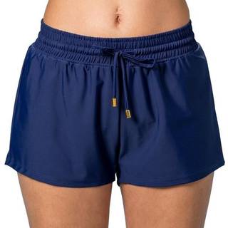 Trofe Mix Bikini Solid Swimwear Shorts - Navy-2 - 40