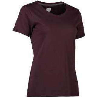 ID S630 SEVEN SEAS T-shirt O-neck dame Dyb rød S