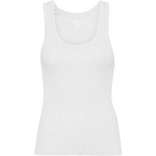 Organic Rib Tank Top W Optical White (M)