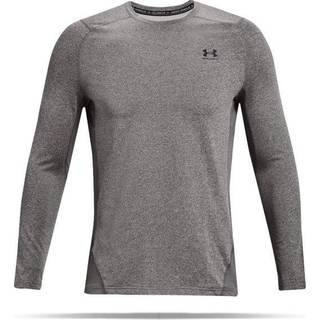 ColdGear® Fitted Men's Crew Charcoal Light Heather / Black XS