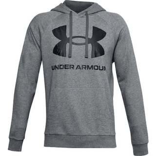 Under Armour Rival Fleece Big Logo Hoodie - Grey - Medium