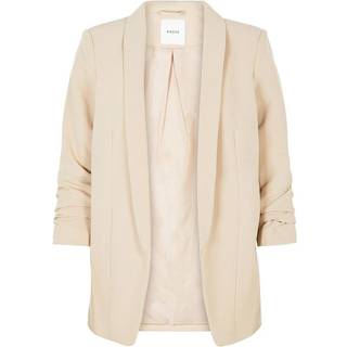 Pieces Pcbosella 3/4 Blazer Light beige Light beige - XXL