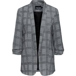 PIECES PIECES Black Relaxed Ruched Sleeve Blazer