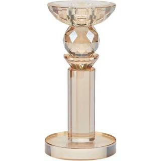 Lysestage Glas Amber Medium