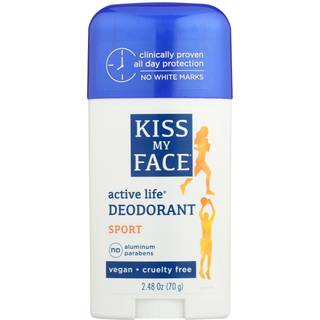 Kys mit ansigt naturligt aktivt liv aluminium gratis deodorant stick sport 2.48 oz.
