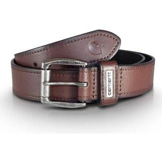 CARHARTT® BRIDLE LEATHER ROLLER BUCKLE BELT DARK BROWN SIZE 44/130 cm