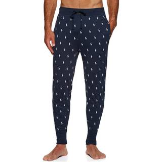 Polo Ralph Lauren Herren Pyjamahose blau Jersey-Baumwolle unifarben