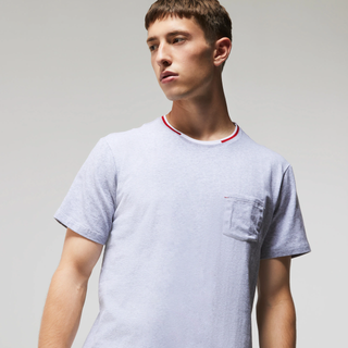 Lacoste Herre krokodilleprint Stretch Bomuld T-shirt