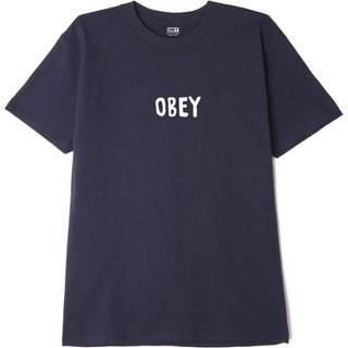 T-shirt i sort uld-bomuld