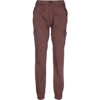 Urban Classics Dame High Waist Cargobukser Oliven - W28
