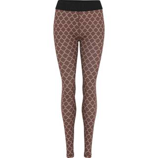 Hype The Detail Printed leggings, brun, Størrelse: S, Dame