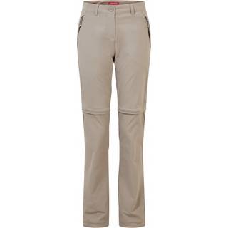 Craghoppers Women's Nosilife Pro Convertible Trousers Mushroom, 16 Regular