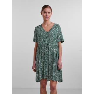 PIECES dame kjole PCNYA - Verdant Green Splash - XS