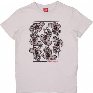 Santa Cruz Youth Crowd Hand T-Shirt White
