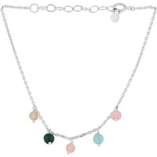 Pernille Corydon - Harmony armbånd m. farvede sten i sølv **