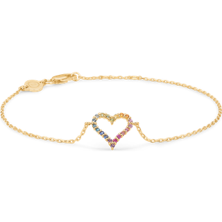 Mads Z Tender Heart Rainbow Armbånd 1554340