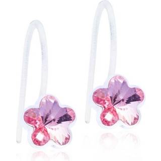 Blomdahl Fixed Flower Light Rose Ørestikker i Medicinsk Plastik