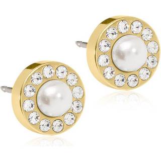 Blomdahl Ørestikker Brilliance Halo Pearl 8 mm White