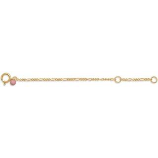 Enamel - Figaro Anklet Extender Chain forlængerled i forgyldt sølv