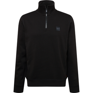 BOSS Orange Herren Sweatshirt schwarz unifarben