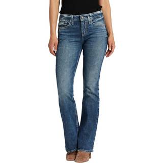 Silver Jeans Co. Women's Suki Mid Rise Bootcut Jeans Med Wash SJL294 25W X 31L