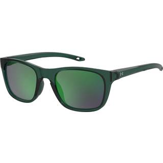 Under Armour UA 0013/G/S Asian Fit 1ED/Z9 55 Solbriller Mænd Grøn - Transparent Dark Green - 55mm