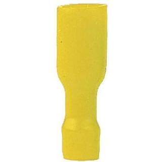 Helisolerede rundstift, hun, Ø5 mm, passer til kabel 4 - 6 mm², 10-pak, gul